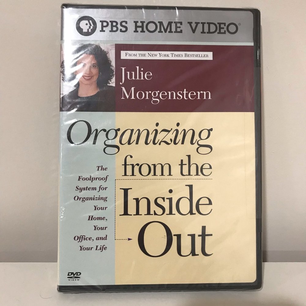 Julie Morgenstern Organizing from the Inside Out DVD PBS Home Video NEW